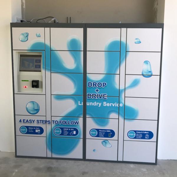 Quality Dry Cleaning Steel Laundry Electronic Locker With Customization Doors for sale
