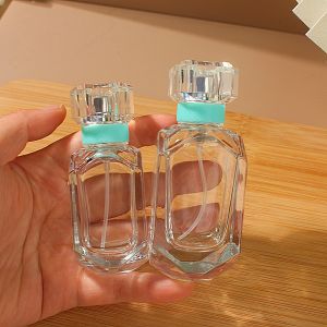 Refillable Perfume Spray Bottle Atomizer 50ml Flat Round