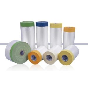 auto paint pre-tape hand-masker pre-folded transparent masking, masking film
