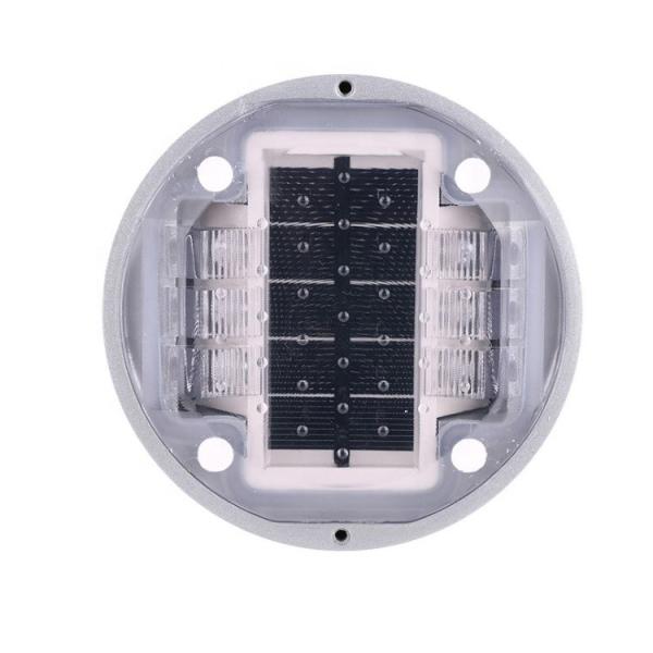 Quality 30T Load Capacity High Reflection IP68 Aluminium Solar LED Road Stud for Road Warning for sale
