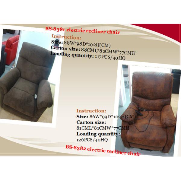 Quality China Lift Recliner Massage Chair with Heating Function and Optional Backup Battery for sale