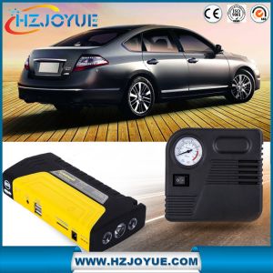 12v car jump starter with tire air pump compressor emergency hammer
