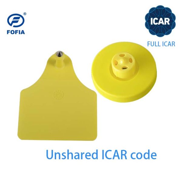 FULL ICAR Certified TPU Plastic RFID Ear Tag New Condition Crotales for Animals Top Farm Equipment Supplier From China