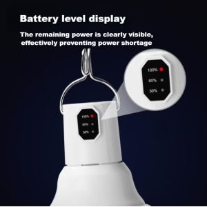 80W Waterproof Solar Emergency Light , Solar Emergency Bulb Lamp With Solar