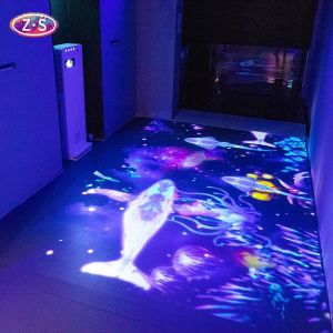4000 Lumen Interactive Floor Games HD Interactive Floor Projector Game For Kids