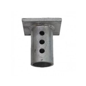 Helical Anchor Accessories Bracket And Cap Black or hot dipped galvanized