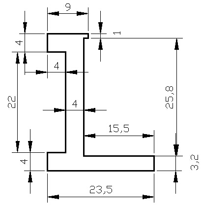 Solid Brass Single Post L Sections Aging Copper L Corner Framing