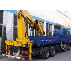 Durable 16 Ton Transporting Articulated Boom Crane , Hydraulic System