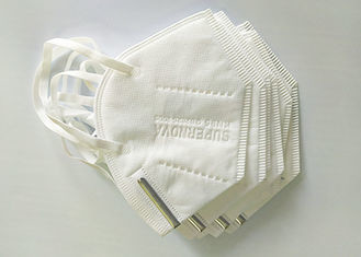 Antibacterial N95 FFP2 Respirator Non Irritating Easier Breathing Earloop