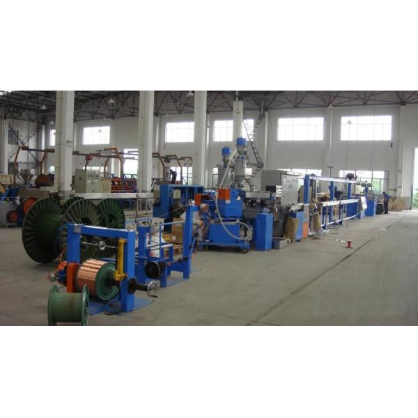 Quality High Speed 60+35mm Insulation Wire Extrusion Line With Auto Take Up Machine for sale
