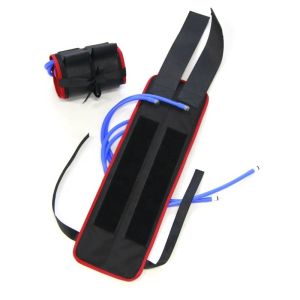 Single Portal Pneumatic Tourniquet Cuff with Dual Bladder and Digital Blood