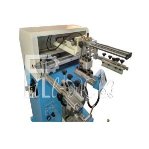 Semiauto Rotary Silk Screen Printing Bottle Labeller Photoelectricity Detection