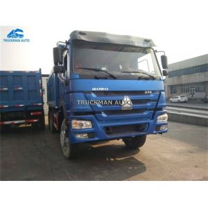 371hp Used Howo Dump Truck Oading Capacity 25-30 Tons With 20m3 New Cargo Box