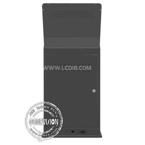 Hotel 24 Inch Vertical Desktop Printer QR Code Scanner Card Dispenser Self