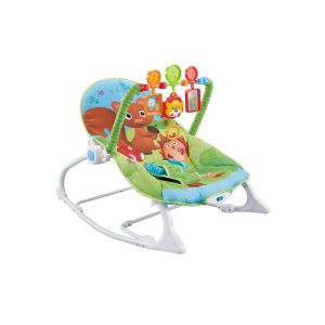 Comfortable 2 In 1 Baby Rocking Chair With Elastic String To Make Music Sound