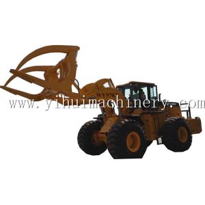 Wenyang machinery WY978J 12Ton wheel loader with log grapple suitable for big