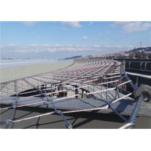 7x19 Stainless Steel Woven Wire Mesh / AISI304 Wire Rope Mesh Net For Balustrade