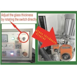 FDA Certified Vertical CNC Glass Shape Edging Machine for Beveling and Side