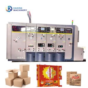 Multi Color Corrugated Box Printing Machine With Wasting Device