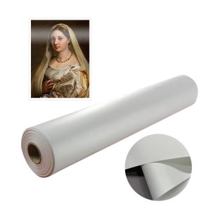 High Gloss 320gsm Polyester Canvas Rolls for Fine Art Printing in Galleries and Museums