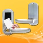 Easy Operated RFID Card Door Lock With Mechanical Key Code / Auto Locking Mode