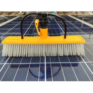 Manual Cleaning Brush for Solar Panels Washing Carbon Fiber 10 Meters Telescopic