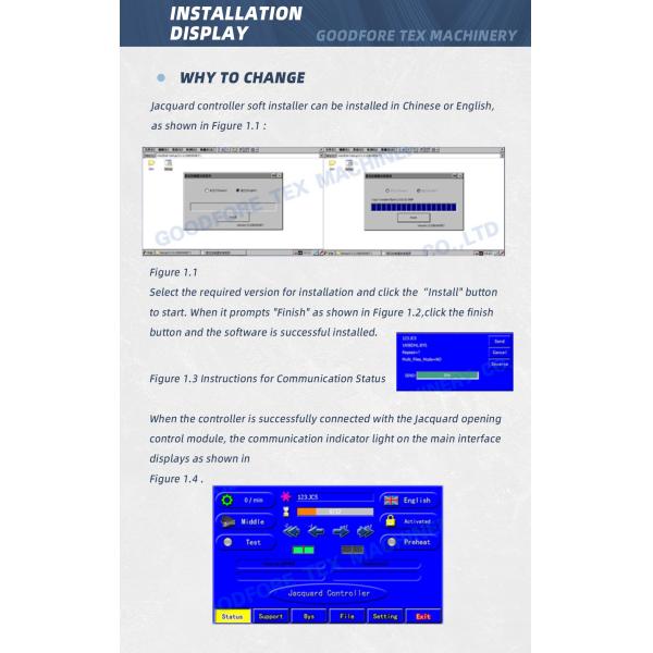 Grosse Electric Control Cabinet JC700 Retrofitting Textile Parts For Weaving Looms