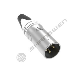 High Power Waterproof 3 Pin XLR Plug Female Socket Adapter IP65 DMX Panel Mount