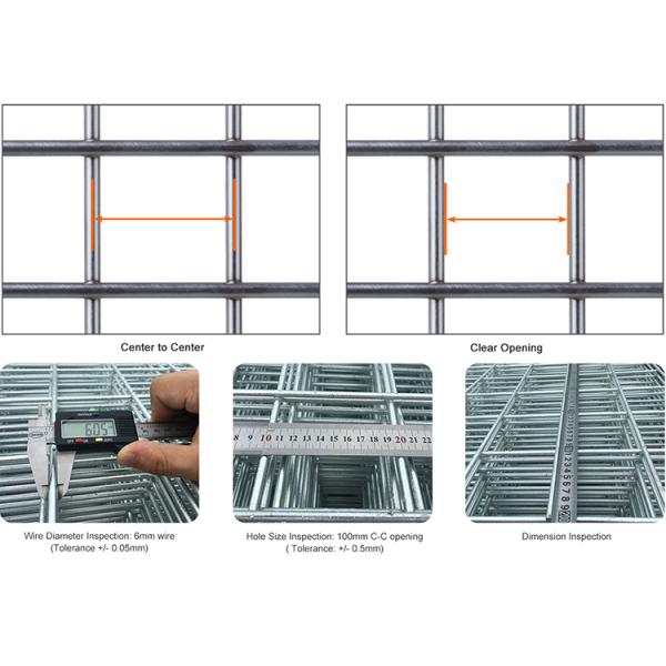 302 Stainless Steel 2.5mm Welded Mesh Panel 50x50mm