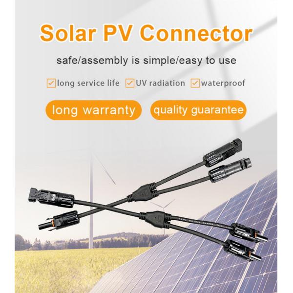 Dustproof 1 Pair 16awg Solar Y Branch Connectors