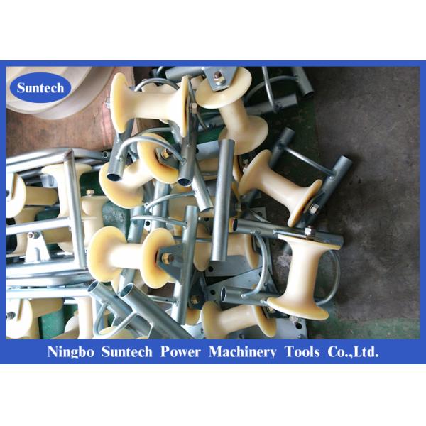 Steel Pipe Bridge Capacity 10KN Cable Reel Roller