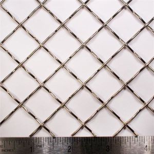 3x3 Lock Crimp Wire Mesh Heavy Duty Mesh Screen With PVC Coated Surface