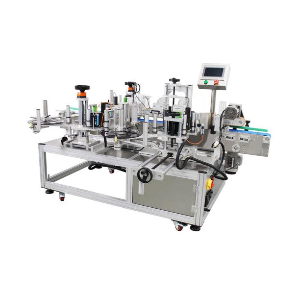 Double Side Labeling Machine for Packaging of Milk Oval Detergent Square Bottle