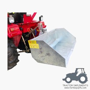 Wholesale TSCPG - Hot Dip Galvanized 3 Point Tipping Trip Scoop; Farm Transport Box For Compact Tractor ;Tractor Dirt Scoop from china suppliers