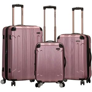 Expandable Luggage with Spinner Wheels, Multicolor, Carry-On 20-Inch