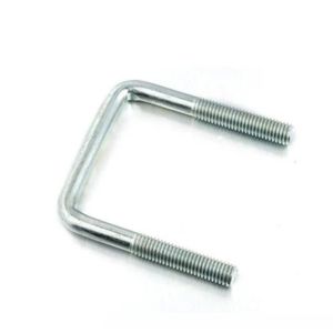 China Carbon Steel U Shape Bolts And Nuts Zinc Coated Square Bend U bolts on sale