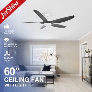 Wholesale Indoor Room 60-inch LED Ceiling Fan with 5 ABS Plastic Blades and Energy Efficiency from china suppliers
