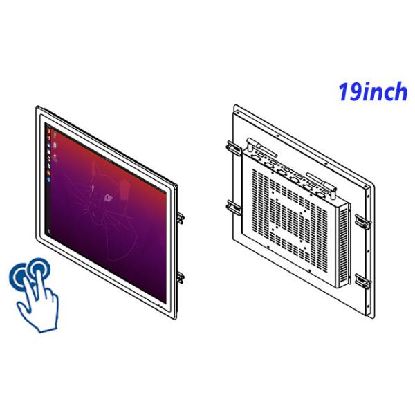 19-Inch Panel-Mount Linux Touch Screen for Medical Diagnostics and Access Control Systems