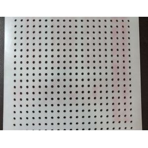 Polypropylene Perforated Sheet Round Hole Punching Plate UV Resistant