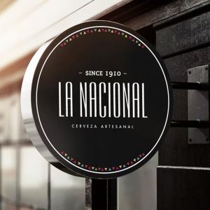 Backlit Hanging Lightbox Sign