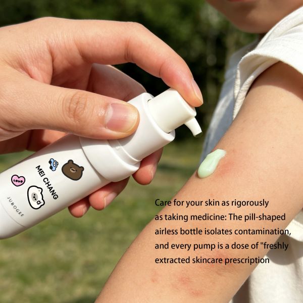 Multi-Capacity Pill-Shaped Airless Bottle with Airless Freshness-Locking Technology and Eco-Compliant Materials for Skincare and Serum Packaging