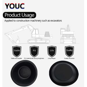 Polyurethane Rubber Diaphragm Seal HB20G PU Diaphragm Rubber Cup