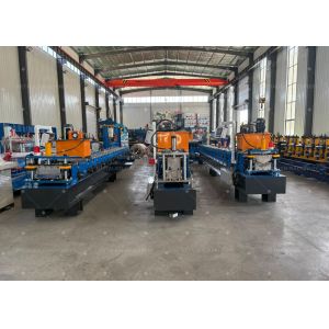 K-Style Rain Gutter Roofing Roll Forming Machine With 0.4-0.8mm Material
