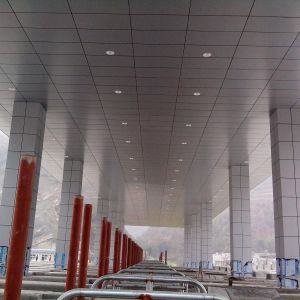 S355JR Gas Station Canopy Shed 500m 1000m Corrugated Roof Shed