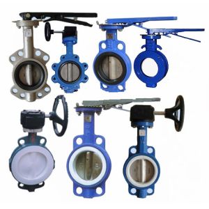 WRAS / API 609 / AWWA Wafer Butterfly Valves With Electric Actuator 1.0MPa / 1