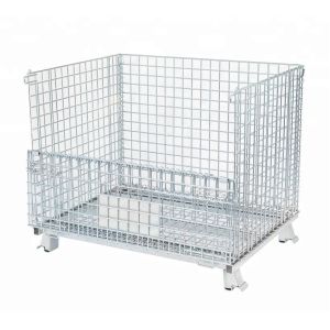 4 Layers Stackable Collapsible Wire Container Food Beverage Storage Use