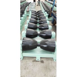 Industrial Pipe Conveyor Rollers / Heavy Duty Steel Conveyor Rollers