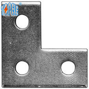 Quality Perforated 3 Hole Flat Angle Plate Galvanized Unistrut Channel for sale