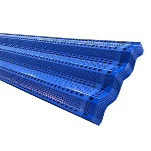 1mm Thicnkess Blue Color Windbreak Panel For Docks And Various Storage Yards