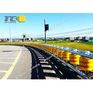 Anti Crash Rolling Safety Road Barrier For Highway / Roadway Star Production
